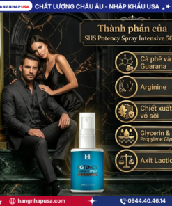 Thành phần của SHS Potency Spray Intensive 50ml