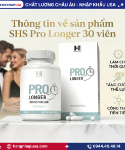 Thông tin về sản phẩm SHS Pro Longer 30 viên