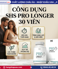 Công dụng SHS Pro Longer 30 viên