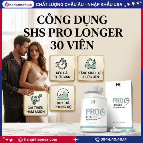 Công dụng SHS Pro Longer 30 viên