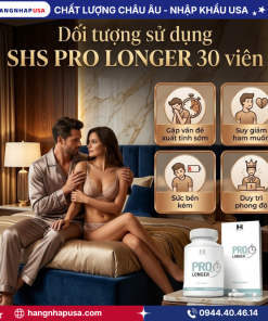 Đối tượng sử dụng SHS Pro Longer 30 viên