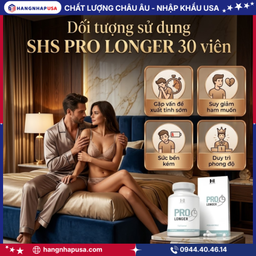 Đối tượng sử dụng SHS Pro Longer 30 viên