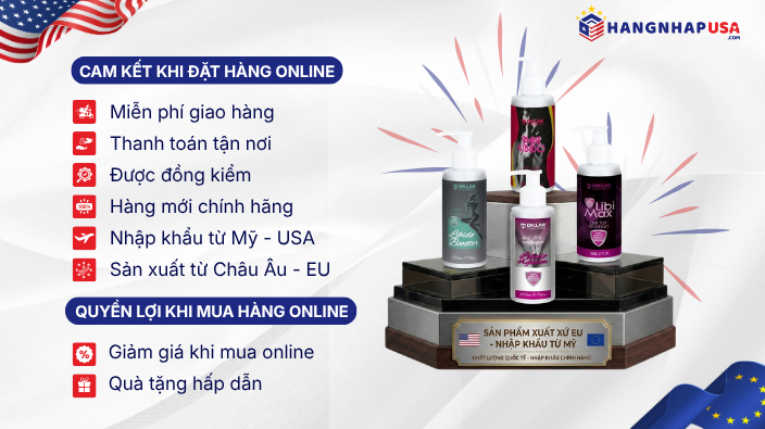 sản phẩm gel se khít âm đạo nhập khẩu Mỹ, xuất xứ EU
