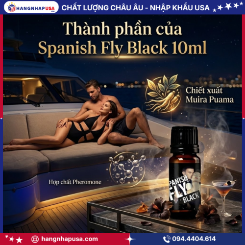 Thành phần của Spanish Fly Black 10ml