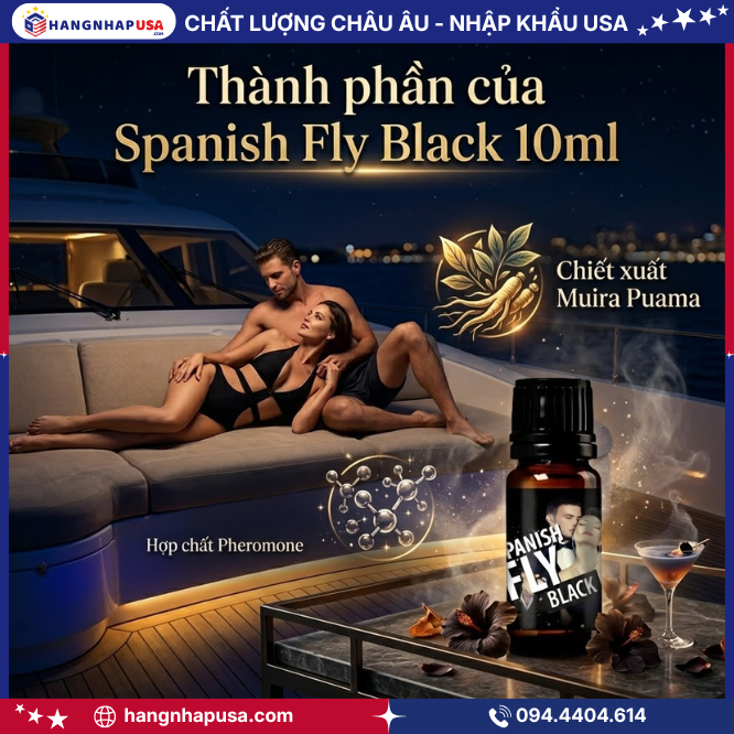 Thành phần của Spanish Fly Black 10ml