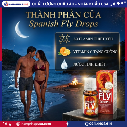 Thành phần của Spanish Fly Drops