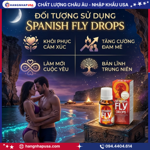 Đối tượng sử dụng Spanish Fly Drops