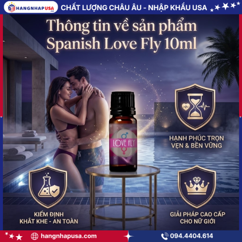 Thông tin về sản phẩm Spanish Love Fly 10ml