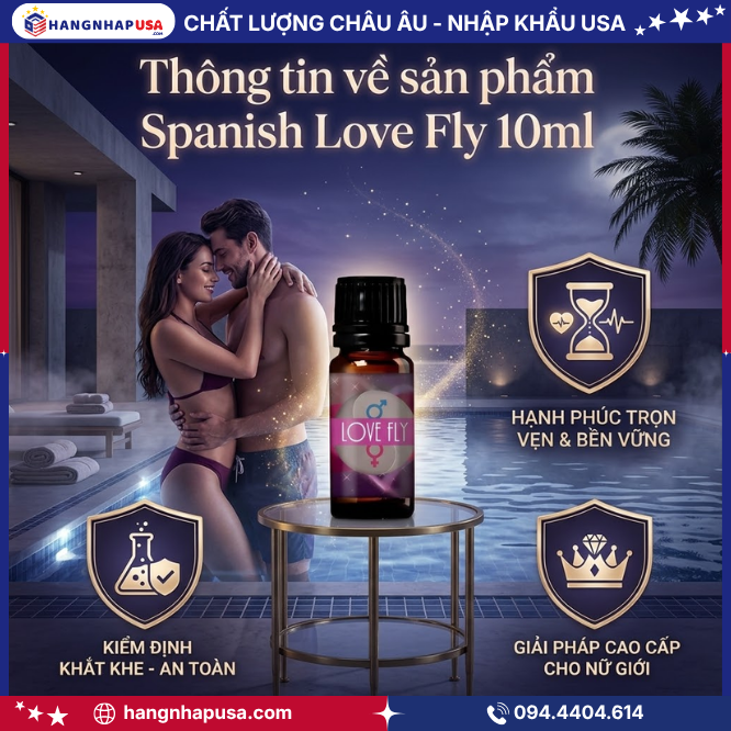 Thông tin về sản phẩm Spanish Love Fly 10ml