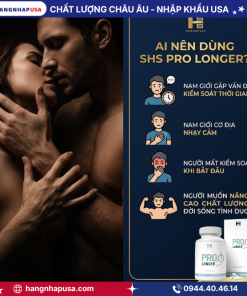 Đối tượng sử dụng viên uống SHS Pro Longer
