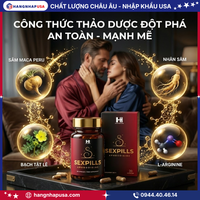Phân tích chi tiết thành phần đột phá của SHS Sex Pills