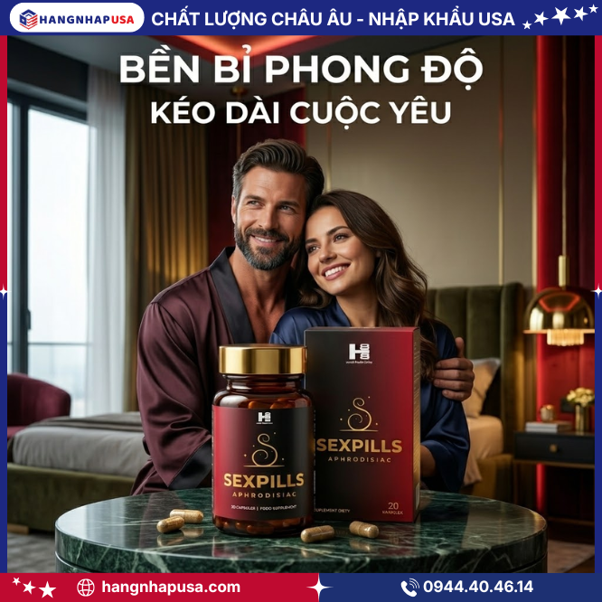 Công dụng vượt trội của SHS Sex Pills đối với nam giới