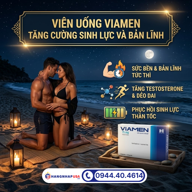 Viên uống Viamen tăng cường sinh lực và bản lĩnh