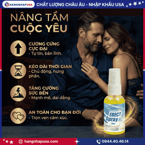 Công Dụng Của Intimeco Erect Spray Với Nam Giới