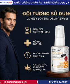 Công dụng chai xịt kéo dài thời gian Lovely Lovers Delay Spray