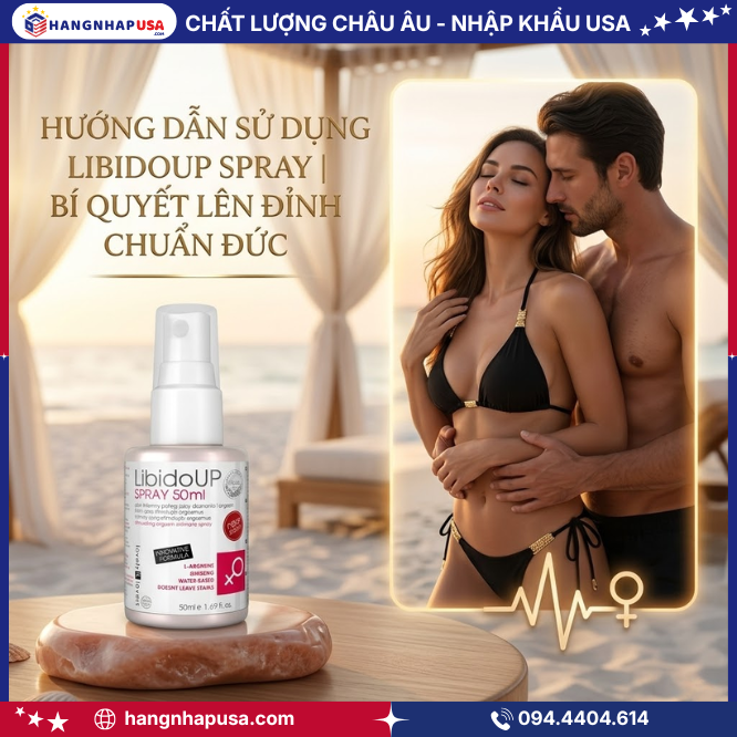 Hướng dẫn sử dụng LibidoUP Spray 50ml đúng cách