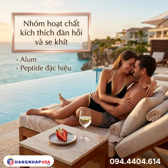 Nhóm hoạt chất kích thích đàn hồi và se khít