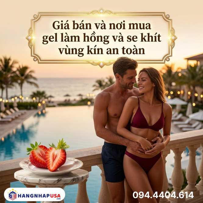 Giá bán và nơi mua gel làm hồng và se khít vùng kín an toàn