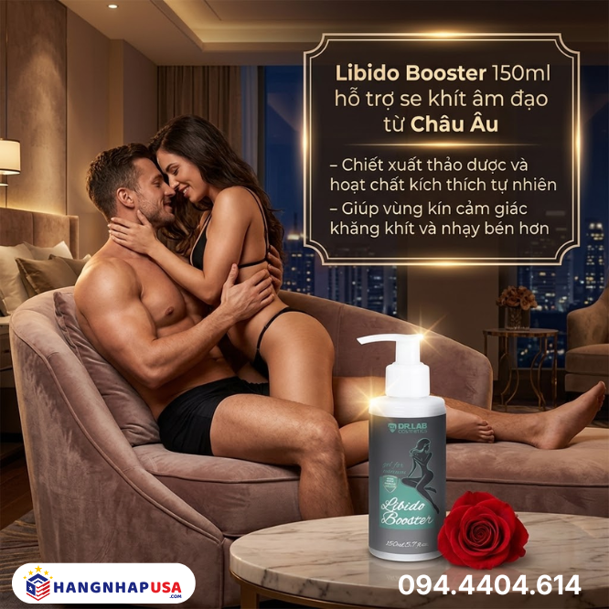 Libido Booster 150ml hỗ trợ se khít âm đạo từ Châu Âu