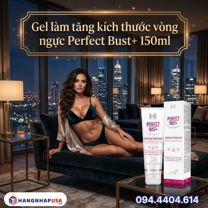 Gel làm tăng kích thước vòng ngực Perfect Bust+ 150ml