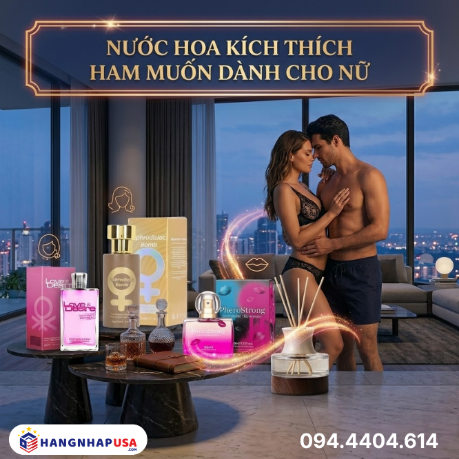 Nước hoa kích thích ham muốn dành cho nữ
