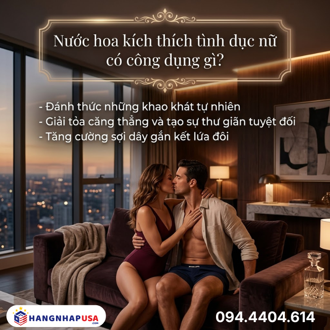 Nước hoa kích thích tình dục nữ có công dụng gì?