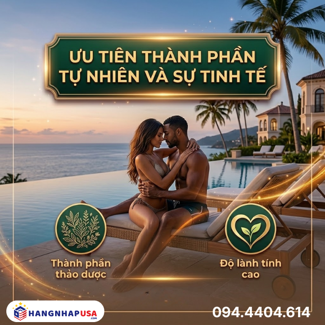Ưu tiên thành phần tự nhiên và sự tinh tế