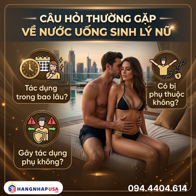 Câu hỏi thường gặp về nước uống sinh lý nữ