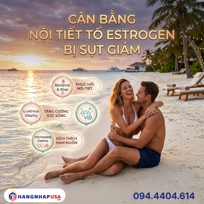 Cân bằng nội tiết tố Estrogen bị sụt giảm