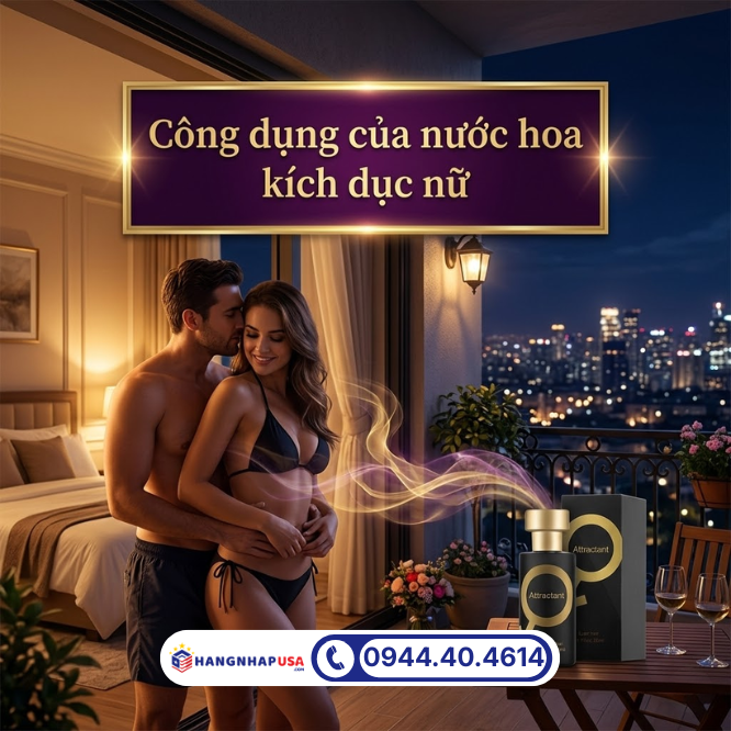 Công dụng của nước hoa kích dục nữ