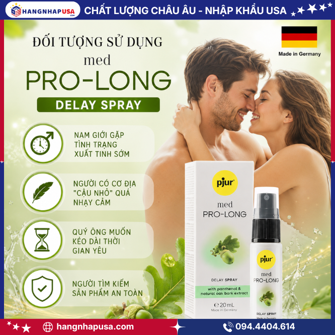 Đối tượng sử dụng med PRO-LONG Delay Spray