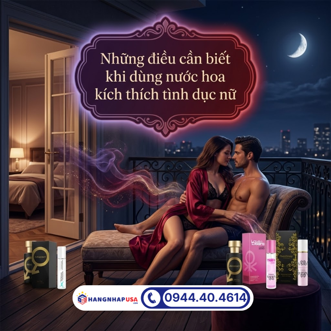 Những điều cần biết khi dùng nước hoa kích thích tình dục nữ