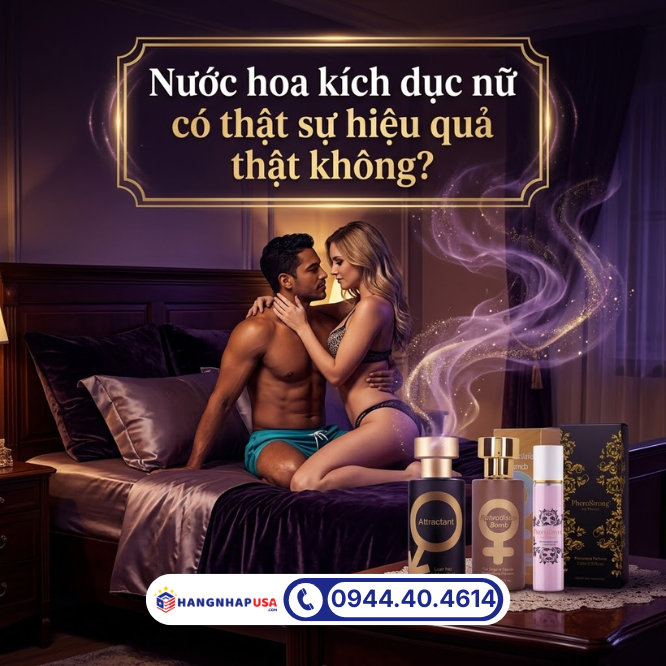 Nước hoa kích dục nữ có thật sự hiệu quả thật không?