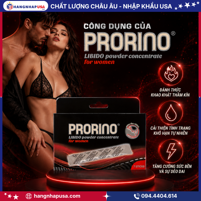 Công dụng của Prorino Libido Powder For Women