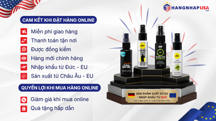 sản phẩm xịt nhập khẩu Đức, xuất xứ EU