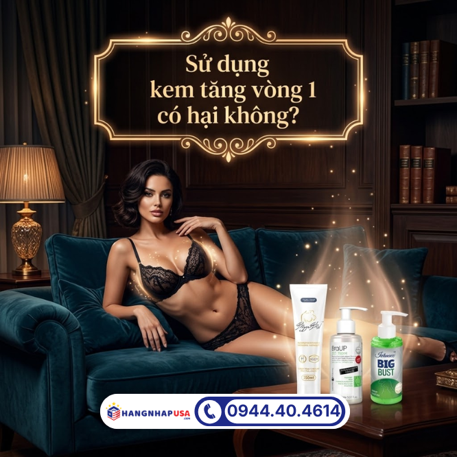 Sử dụng kem tăng vòng 1 có hại không?