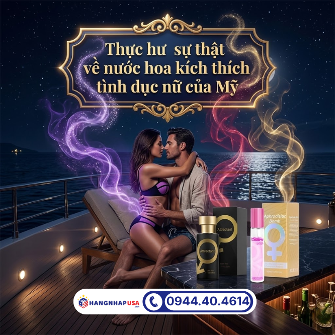 Thực hư sự thật về nước hoa kích thích tình dục nữ của Mỹ