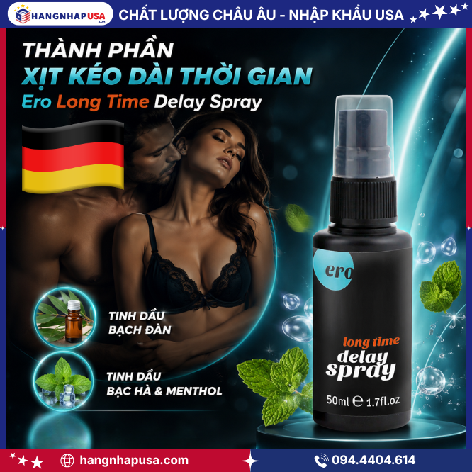 Thành phần xịt kéo dài thời gian Ero Long Time Delay Spray
