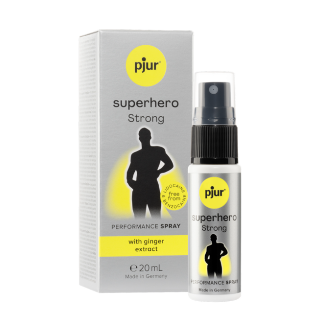 Xịt chống xuất tinh sớm Pjur Superhero Strong Spray Từ Đức