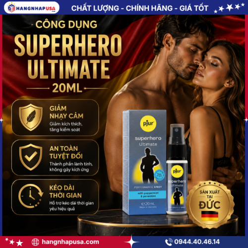 Công dụng Superhero Ultimate 20ml