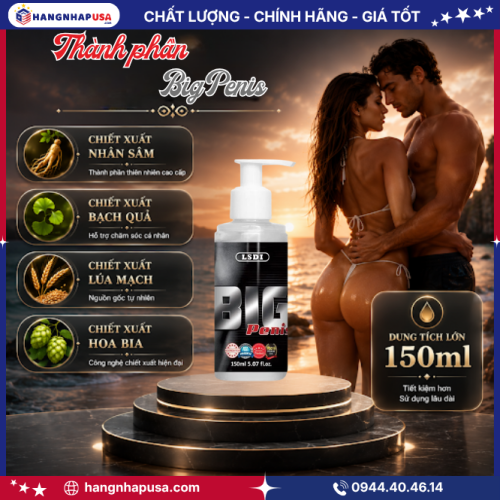 Thành phần của Big Penis 150ml