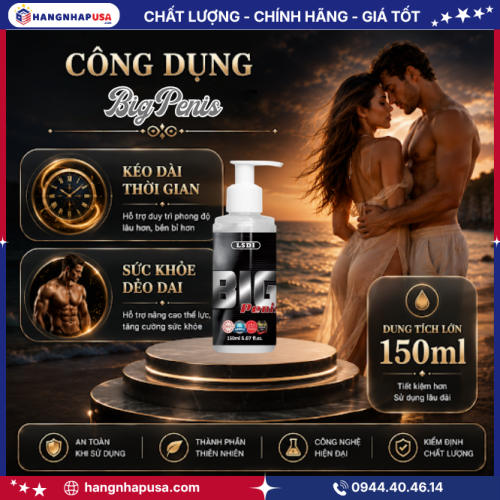 Công dụng Big Penis 150ml