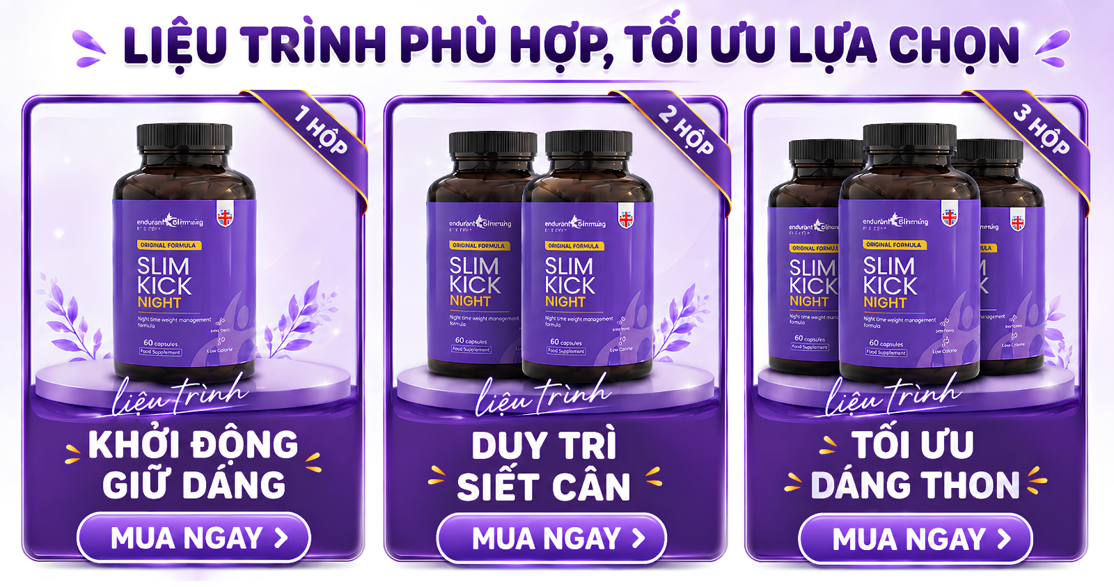 Combo liệu trình giảm cân Slim Kick Night