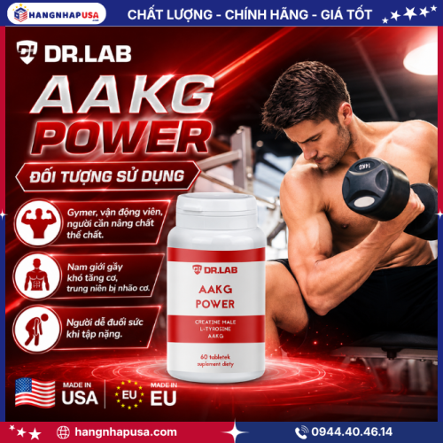 Đối tượng sử dụng viên uống tăng cơ bắp AAKG POWER 60 viên