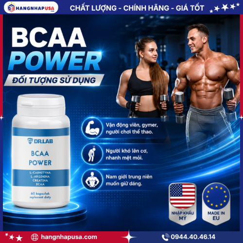 Đối tượng sử dụng viên uống tăng cơ bắp BCAA POWER 60 viên