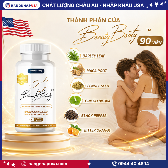 Thành phần của BeautyBooty 90 viên