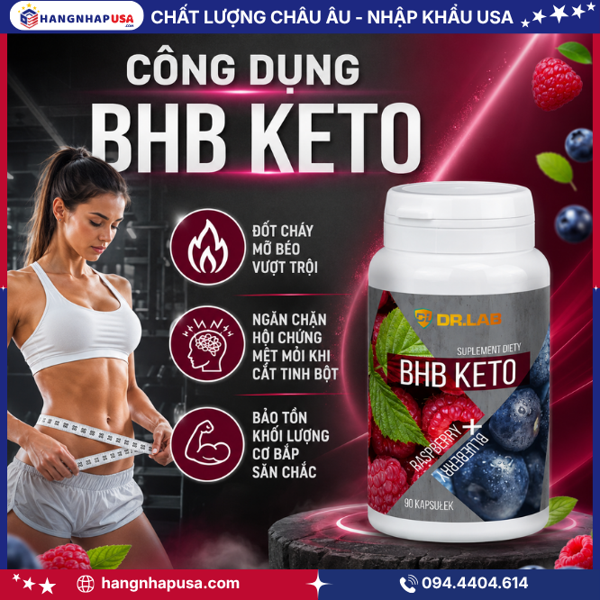 Công Dụng Viên Uống Giảm Cân BHB KETO