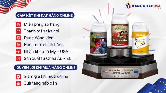 sản phẩm giảm cân nhập khẩu Mỹ, xuất xứ EU