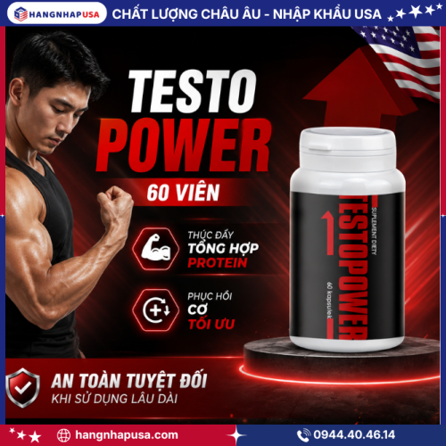Thông tin về sản phẩm TESTOPOWER 60 viên