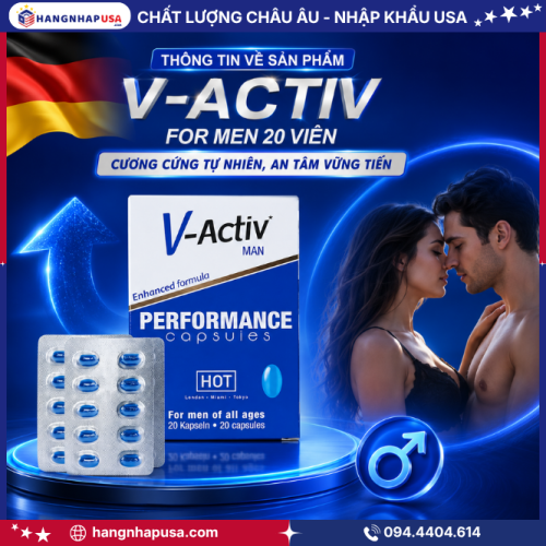 Thông tin về sản phẩm V-Activ For Men 20 viên